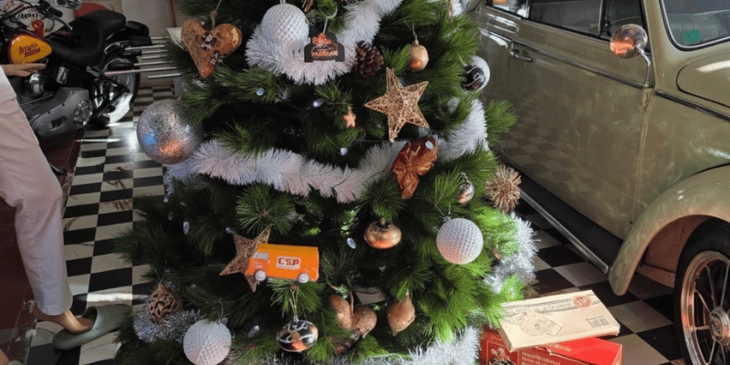 Felicitación de Navidad BBT Hot-Rod recambios VW clásicos