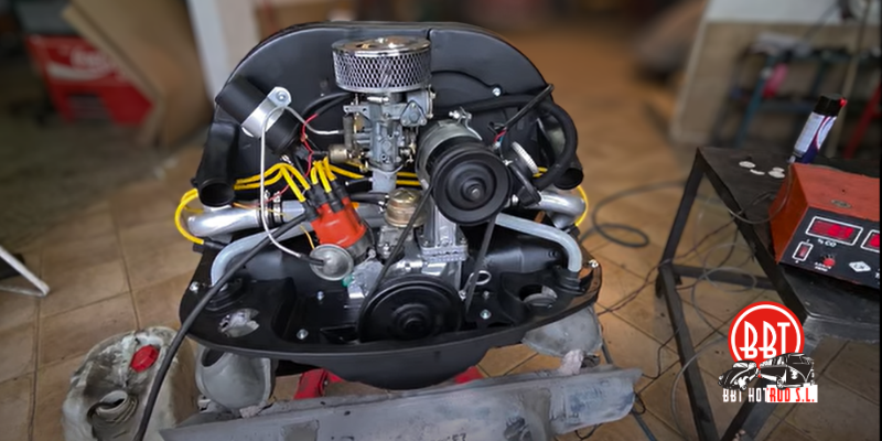 "Motor 1600cc Volkswagen Escarabajo reconstruido en taller BBT Hot Rod El Campello